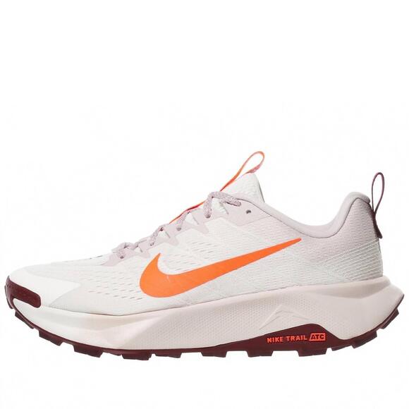 NEW NIKE men\'s wildhorse 10 trail running shoes in sail/hyper crimson-silt red main image 4